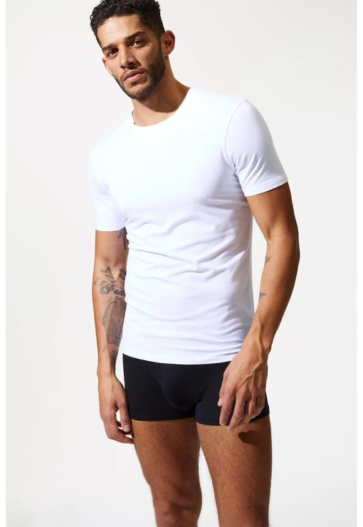 Tricou de pijama din bumbac si modal Supima®-BARBATI/IMBRACAMINTE/Pijamale si halate de baie-IMBRACAMINTE/Pijamale si halate de baie