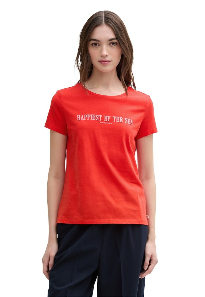 Tricou din amestec de bumbac organic-FEMEI/IMBRACAMINTE/Tricouri si maiouri-IMBRACAMINTE/Tricouri si maiouri