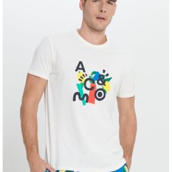 Tricou din bumbac cu imprimeu-BARBATI/IMBRACAMINTE/Tricouri si maiouri-IMBRACAMINTE/Tricouri si maiouri