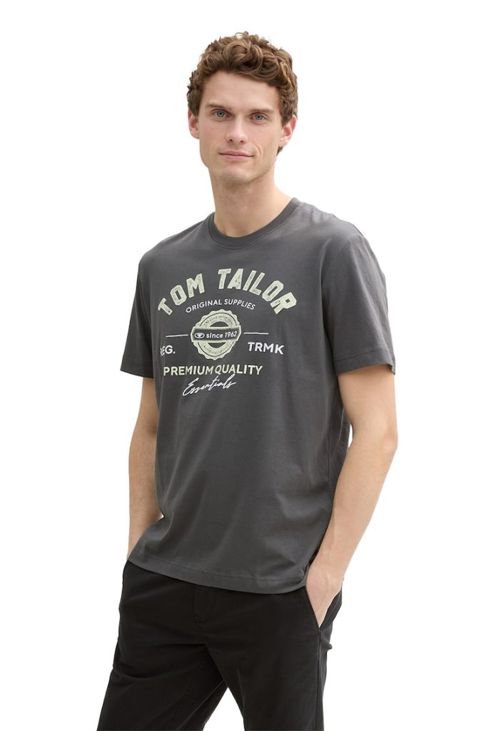 Tricou din bumbac cu imprimeu logo-BARBATI/IMBRACAMINTE/Tricouri si maiouri-IMBRACAMINTE/Tricouri si maiouri