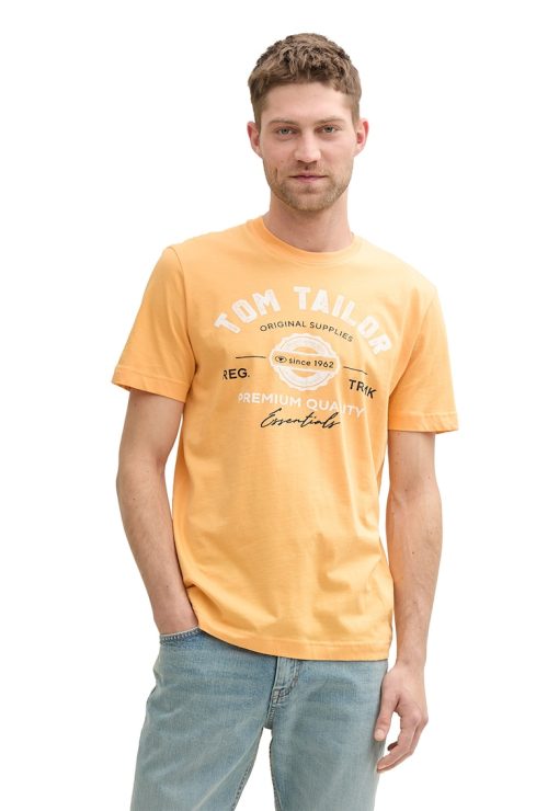 Tricou din bumbac cu imprimeu logo-BARBATI/IMBRACAMINTE/Tricouri si maiouri-IMBRACAMINTE/Tricouri si maiouri
