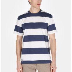 Tricou din bumbac cu model in dungi-BARBATI/IMBRACAMINTE/Tricouri si maiouri-IMBRACAMINTE/Tricouri si maiouri