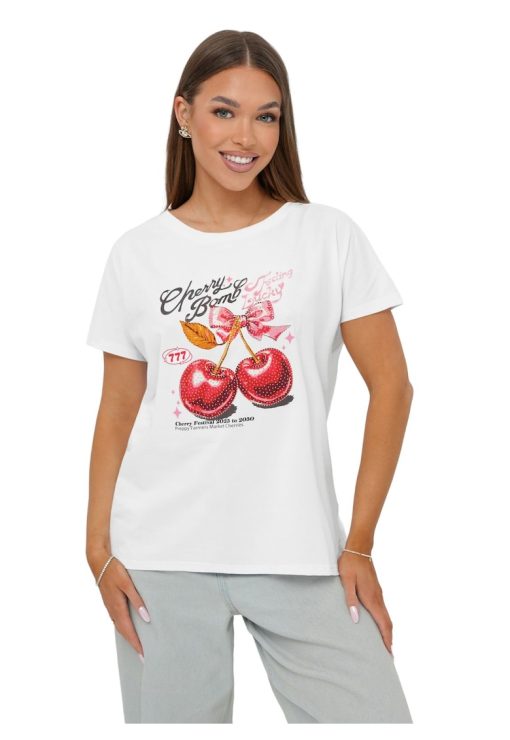 Tricou femei  JS/95T2568-FEMEI/IMBRACAMINTE/Tricouri si maiouri-IMBRACAMINTE/Tricouri si maiouri