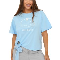 Tricou femei  JS/RJ77247-FEMEI/IMBRACAMINTE/Tricouri si maiouri-IMBRACAMINTE/Tricouri si maiouri