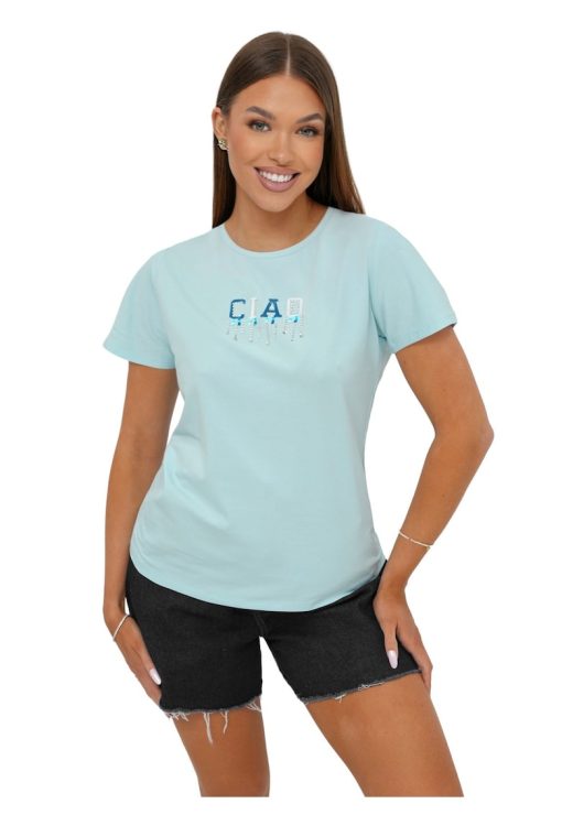 Tricou femei  JS/RJ77542-FEMEI/IMBRACAMINTE/Tricouri si maiouri-IMBRACAMINTE/Tricouri si maiouri