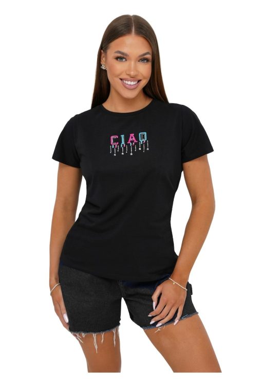 Tricou femei  JS/RJ77542-FEMEI/IMBRACAMINTE/Tricouri si maiouri-IMBRACAMINTE/Tricouri si maiouri