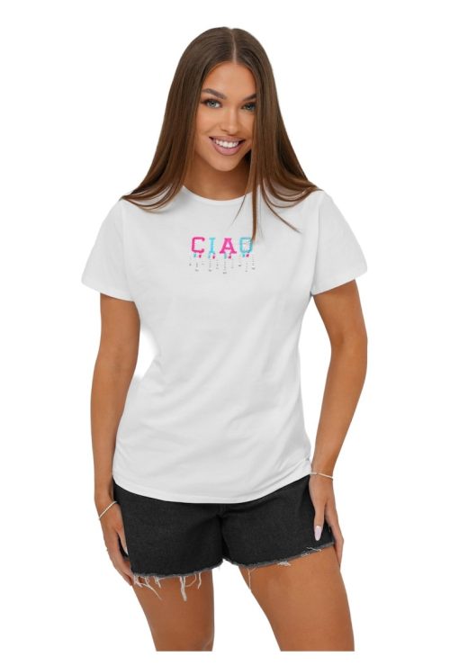 Tricou femei  JS/RJ77542-FEMEI/IMBRACAMINTE/Tricouri si maiouri-IMBRACAMINTE/Tricouri si maiouri