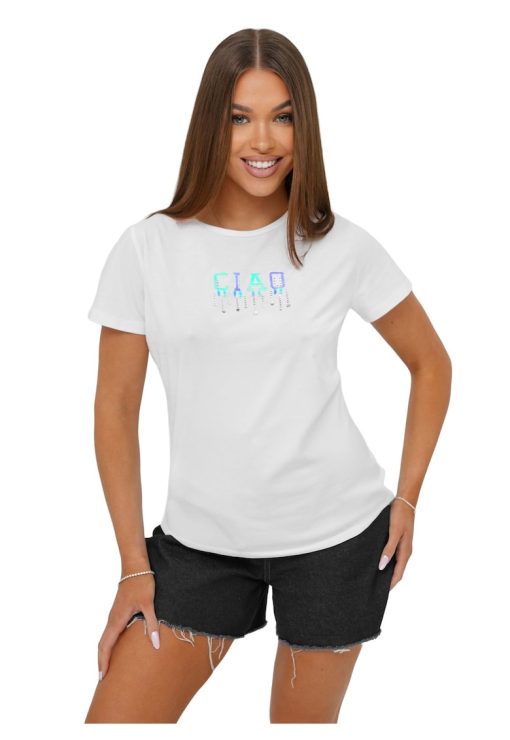 Tricou femei  JS/RJ77542-FEMEI/IMBRACAMINTE/Tricouri si maiouri-IMBRACAMINTE/Tricouri si maiouri