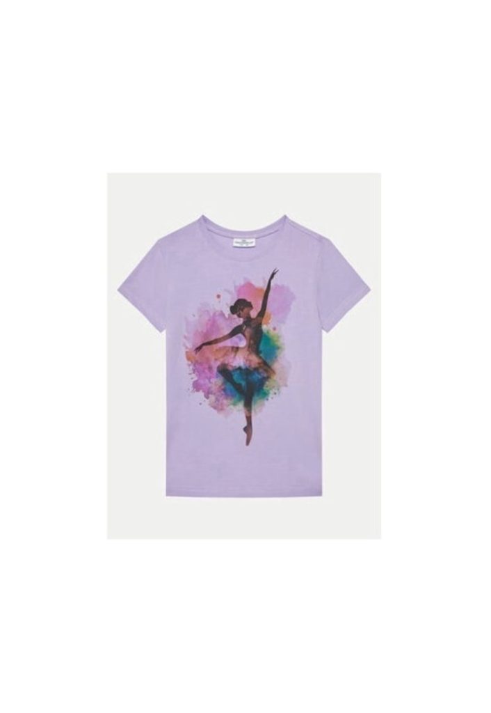 Tricou fete -  305276278 - Bumbac - Violet-FETE/IMBRACAMINTE/Tricouri si maiouri-IMBRACAMINTE/Tricouri si maiouri