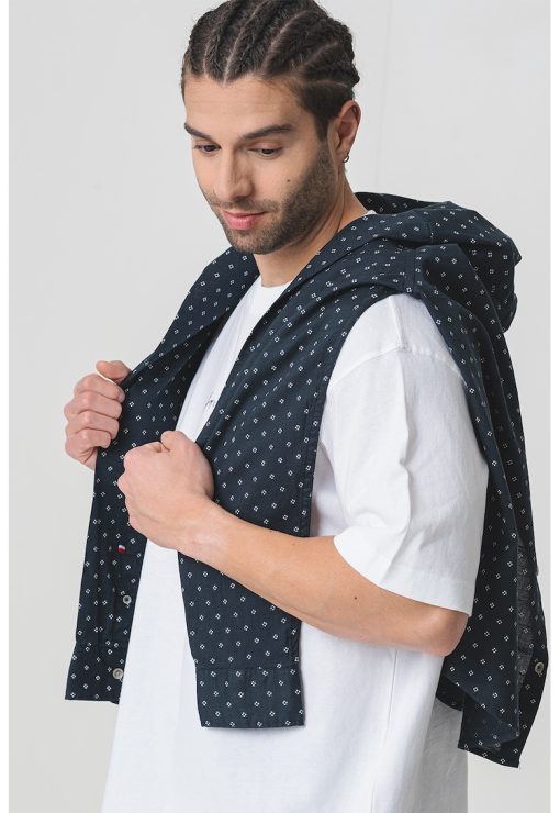 Tricou lejer cu imprimeu text-BARBATI/IMBRACAMINTE/Tricouri si maiouri-IMBRACAMINTE/Tricouri si maiouri