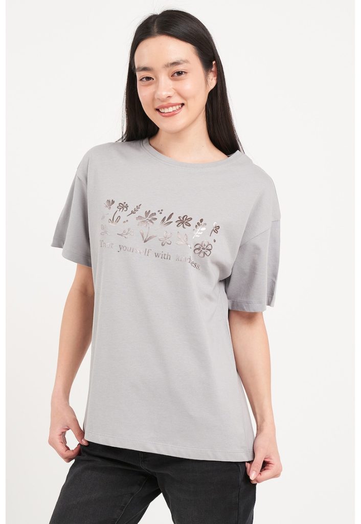 Tricou lejer de bumbac-FEMEI/IMBRACAMINTE/Tricouri si maiouri-IMBRACAMINTE/Tricouri si maiouri