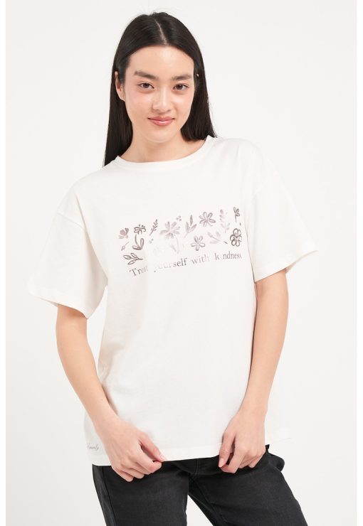 Tricou lejer de bumbac-FEMEI/IMBRACAMINTE/Tricouri si maiouri-IMBRACAMINTE/Tricouri si maiouri