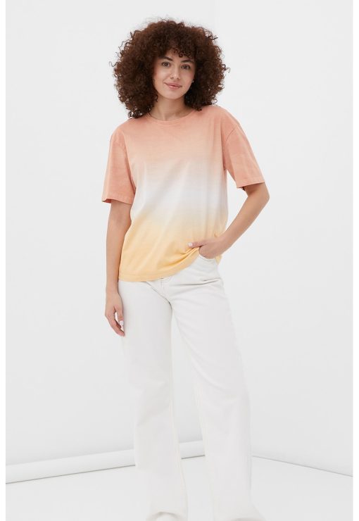 Tricou lejer in degrade-FEMEI/IMBRACAMINTE/Tricouri si maiouri-IMBRACAMINTE/Tricouri si maiouri