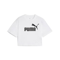 Tricou  pentru Fete - ess no 1 logo short length tee g - 684939-02 - Alb-FETE/IMBRACAMINTE/Tricouri si maiouri-IMBRACAMINTE/Tricouri si maiouri