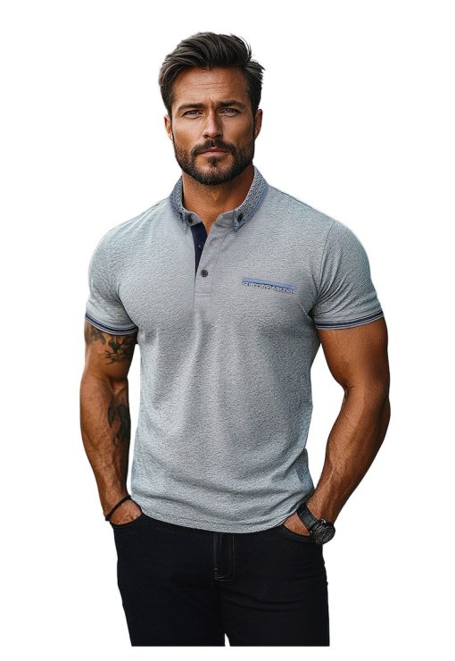 Tricou polo barbati  O/PA6628-BARBATI/IMBRACAMINTE/Tricouri si maiouri-IMBRACAMINTE/Tricouri si maiouri