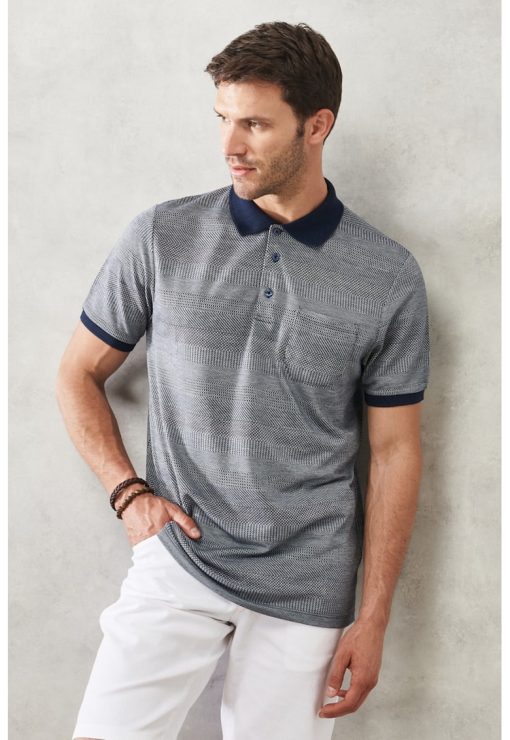 Tricou polo cu buzunar pe piept-BARBATI/IMBRACAMINTE/Tricouri si maiouri-IMBRACAMINTE/Tricouri si maiouri