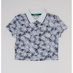Tricou polo cu imprimeu grafic-FETE/IMBRACAMINTE/Tricouri si maiouri-IMBRACAMINTE/Tricouri si maiouri