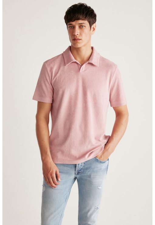 Tricou polo cu model uni-BARBATI/IMBRACAMINTE/Tricouri si maiouri-IMBRACAMINTE/Tricouri si maiouri