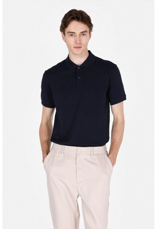 Tricou polo cu model uni-BARBATI/IMBRACAMINTE/Tricouri si maiouri-IMBRACAMINTE/Tricouri si maiouri