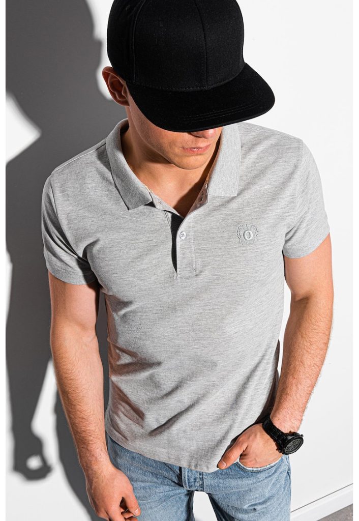 Tricou polo din bumbac cu model pique-BARBATI/IMBRACAMINTE/Tricouri si maiouri-IMBRACAMINTE/Tricouri si maiouri
