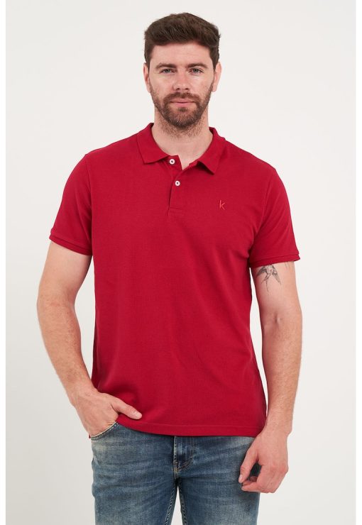 Tricou polo din bumbac de pique-BARBATI/IMBRACAMINTE/Tricouri si maiouri-IMBRACAMINTE/Tricouri si maiouri
