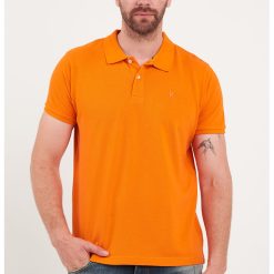 Tricou polo din bumbac de pique-BARBATI/IMBRACAMINTE/Tricouri si maiouri-IMBRACAMINTE/Tricouri si maiouri