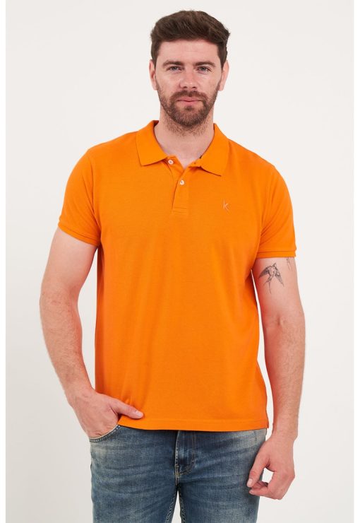 Tricou polo din bumbac de pique-BARBATI/IMBRACAMINTE/Tricouri si maiouri-IMBRACAMINTE/Tricouri si maiouri