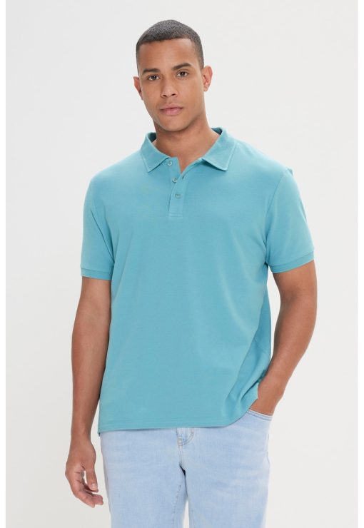 Tricou polo slim fit de bumbac-BARBATI/IMBRACAMINTE/Tricouri si maiouri-IMBRACAMINTE/Tricouri si maiouri