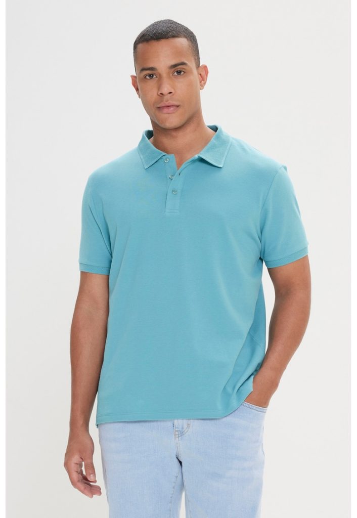 Tricou polo slim fit de bumbac-BARBATI/IMBRACAMINTE/Tricouri si maiouri-IMBRACAMINTE/Tricouri si maiouri