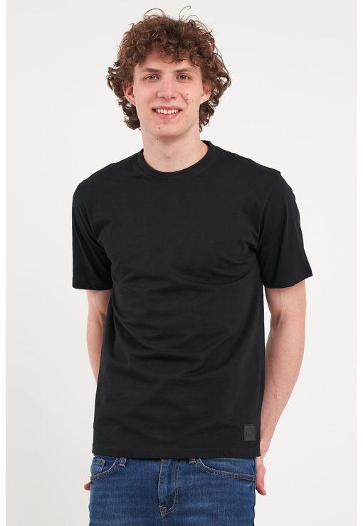Tricou regular fit cu decolteu la baza gatului-BARBATI/IMBRACAMINTE/Tricouri si maiouri-IMBRACAMINTE/Tricouri si maiouri