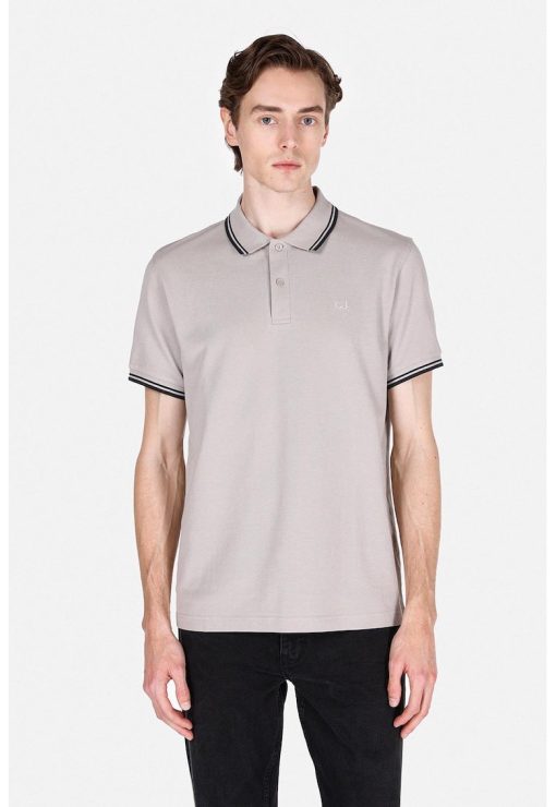 Tricou regular fit cu guler polo-BARBATI/IMBRACAMINTE/Tricouri si maiouri-IMBRACAMINTE/Tricouri si maiouri
