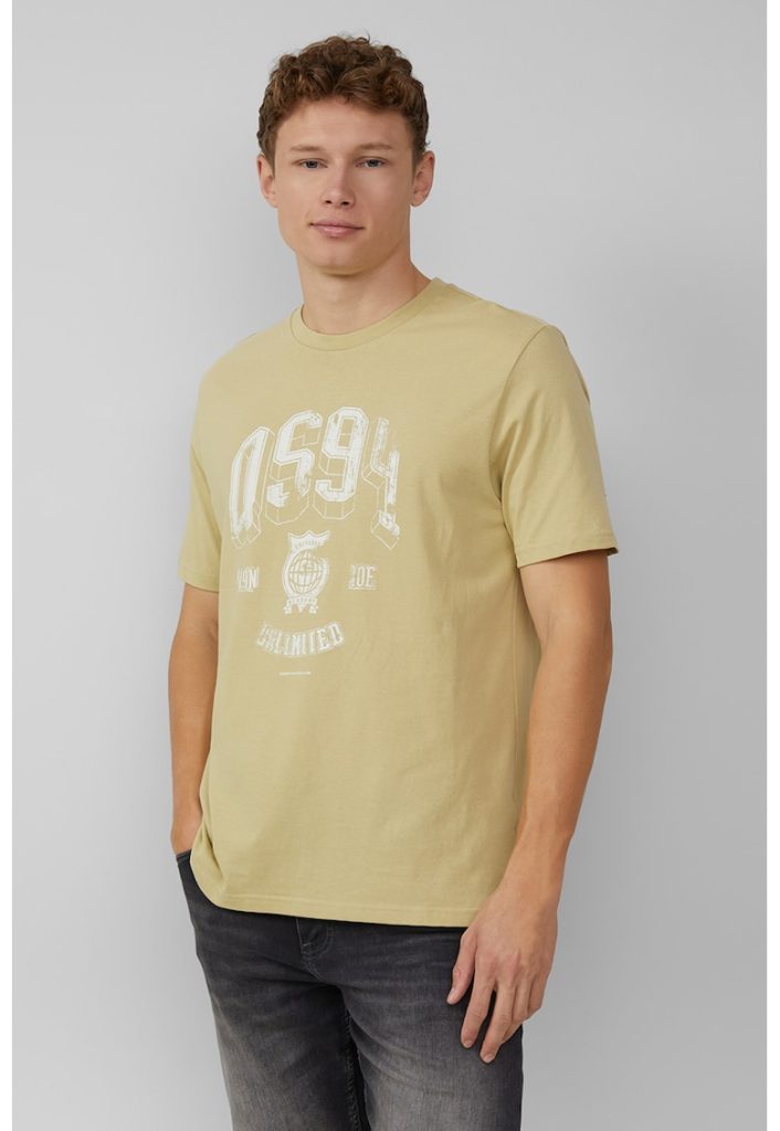 Tricou regular fit cu imprimeu text-BARBATI/IMBRACAMINTE/Tricouri si maiouri-IMBRACAMINTE/Tricouri si maiouri