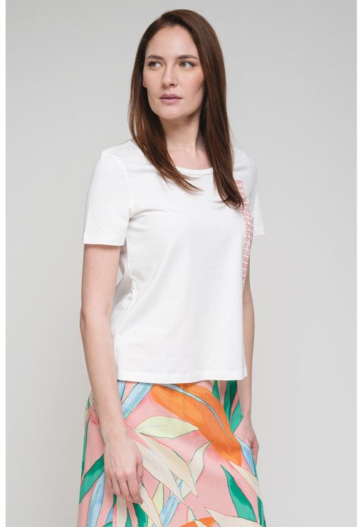 Tricou regular fit cu imprimeu text-FEMEI/IMBRACAMINTE/Tricouri si maiouri-IMBRACAMINTE/Tricouri si maiouri