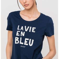 Tricou slim fit cu text-FEMEI/IMBRACAMINTE/Tricouri si maiouri-IMBRACAMINTE/Tricouri si maiouri