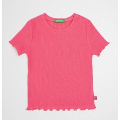 Tricou striat cu terminatii valurite-FETE/IMBRACAMINTE/Tricouri si maiouri-IMBRACAMINTE/Tricouri si maiouri