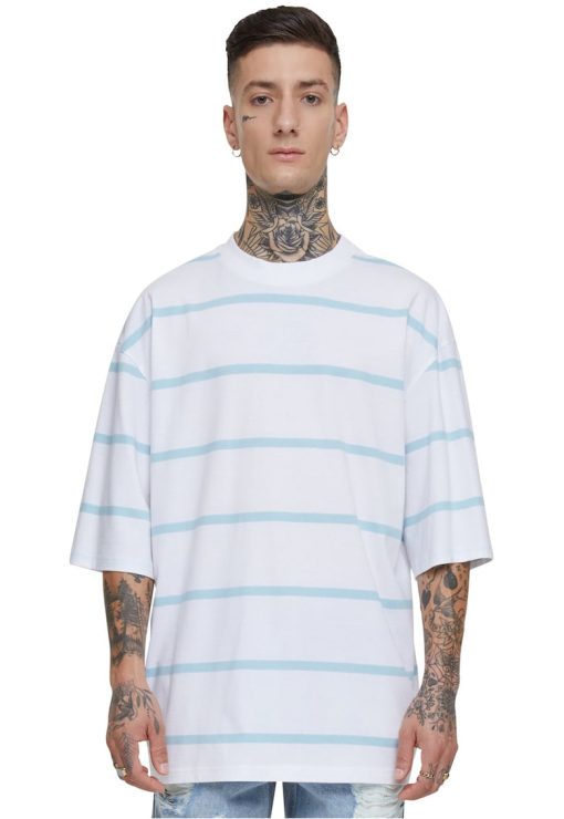 Tricou supradimensionat cu model in dungi-BARBATI/IMBRACAMINTE/Tricouri si maiouri-IMBRACAMINTE/Tricouri si maiouri