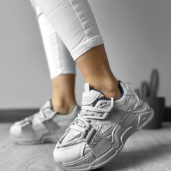 Adidasi dama casual cu talpa inalta  gri CL2401 T6-1-Incaltaminte > Incaltaminte dama > Adidasi dama