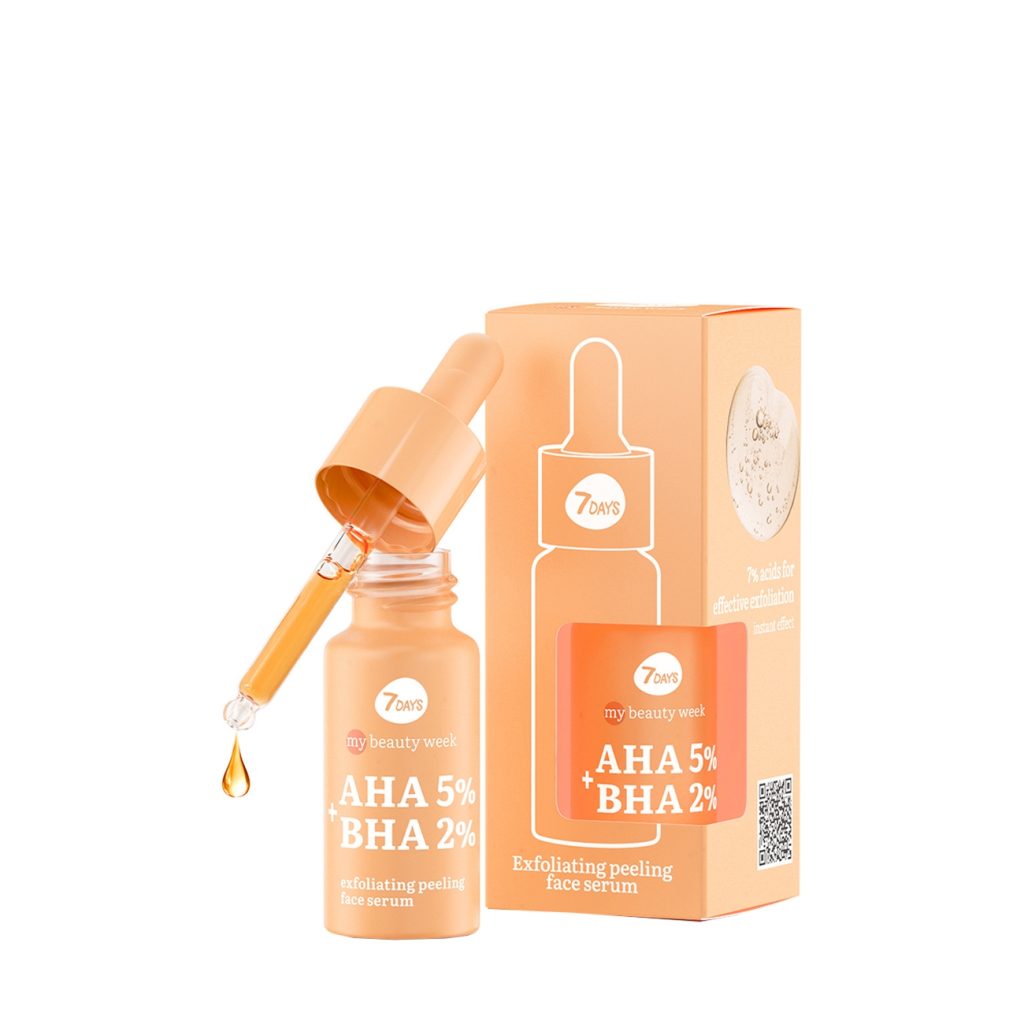 Aha 5% +bha 2% exfolianting peeling face seum 20 ml-Ingrijirea pielii-