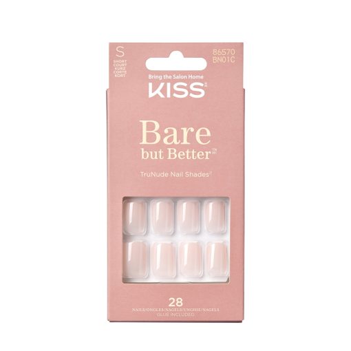 Bare but better trunude nail shades - short squoval-Machiaj-