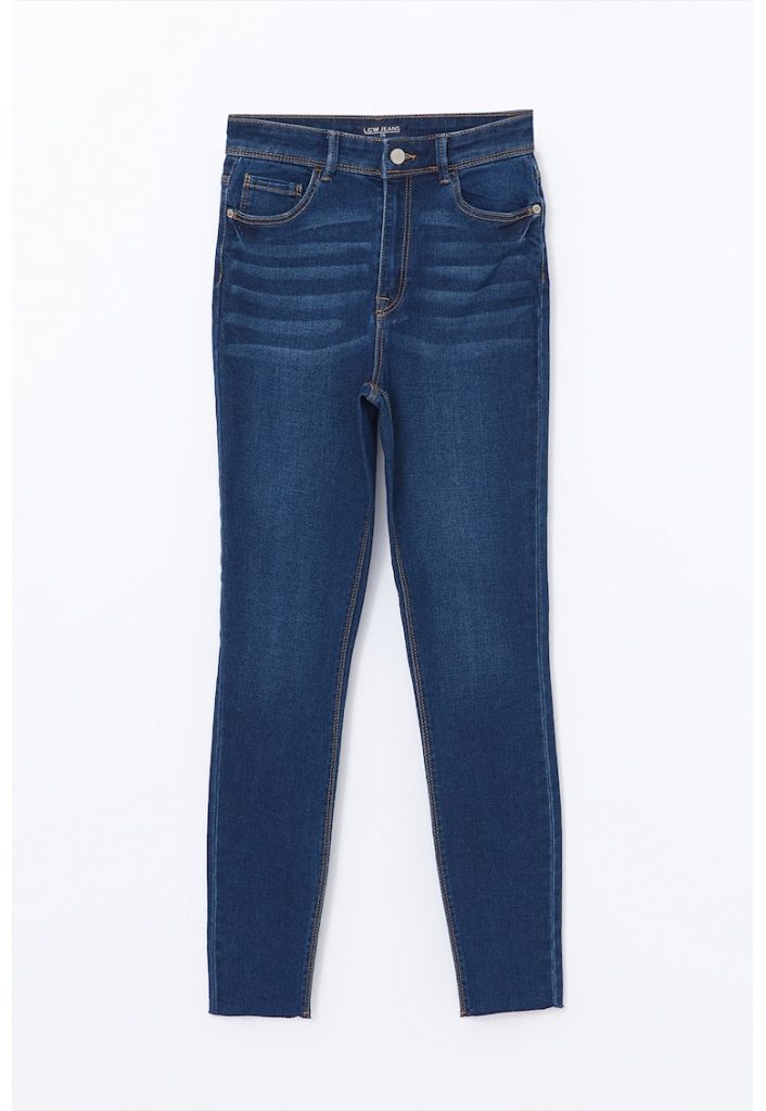 Blugi skinny cu detalii cu aspect decolorat-FEMEI/IMBRACAMINTE/Blugi-IMBRACAMINTE/Blugi