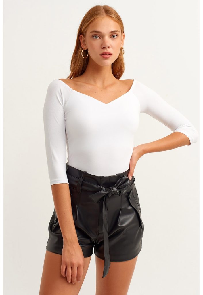 Bluza cu maneci trei sferturi Pakoff-FEMEI/IMBRACAMINTE/Bluze-IMBRACAMINTE/Bluze