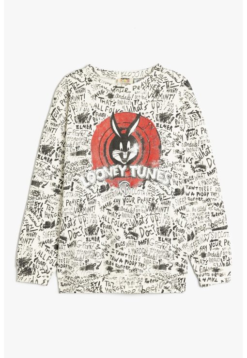 Bluza de trening supradimensionata Bugs Bunny-BAIETI/IMBRACAMINTE/Bluze-IMBRACAMINTE/Bluze