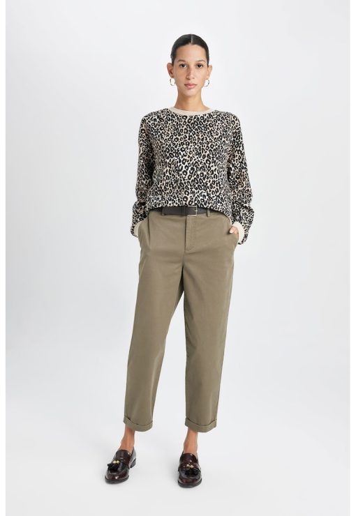 Bluza lejera de trening cu animal print-FEMEI/IMBRACAMINTE/Hanorace-IMBRACAMINTE/Hanorace