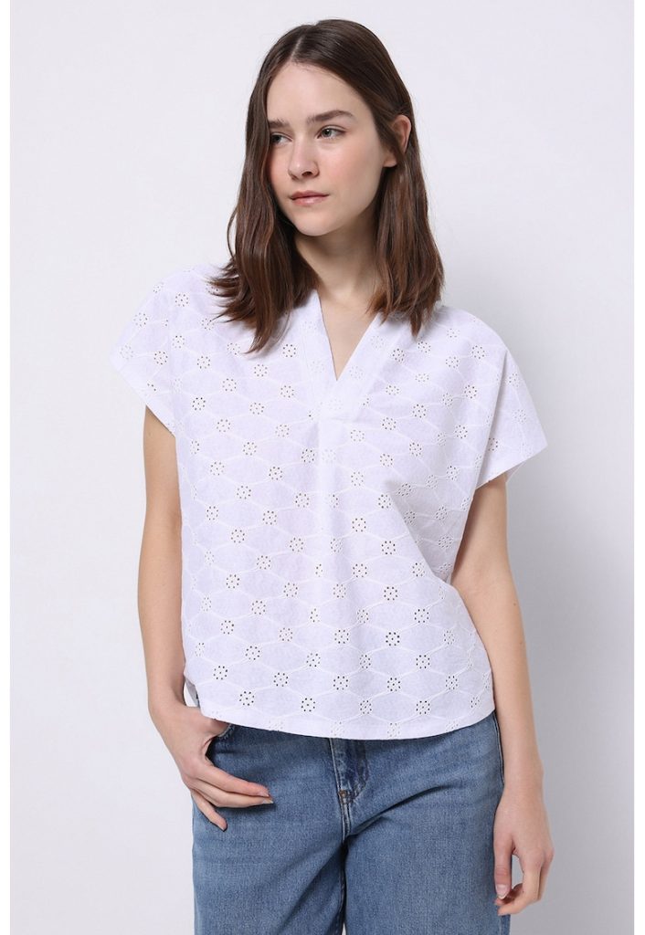 Bluza-tunica cu broderie-FEMEI/IMBRACAMINTE/Bluze-IMBRACAMINTE/Bluze