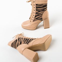 Botine dama Lokan Bej 2