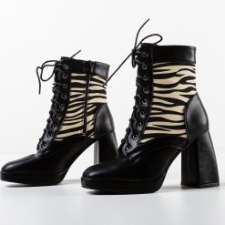 Botine dama Lokan Negre 4