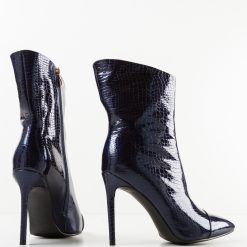 Botine dama Yassin Bleumarin 6