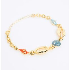 Bratara cu elemente in forma de scoica-FEMEI/GENTI SI ACCESORII/Bijuterii-GENTI SI ACCESORII/Bijuterii