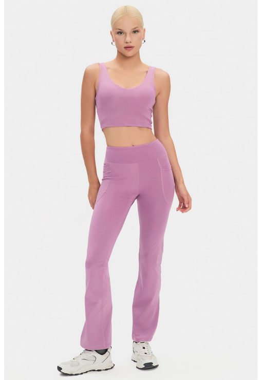 Bustiera sport cu model uni-FEMEI/IMBRACAMINTE/Tricouri si maiouri-IMBRACAMINTE/Tricouri si maiouri