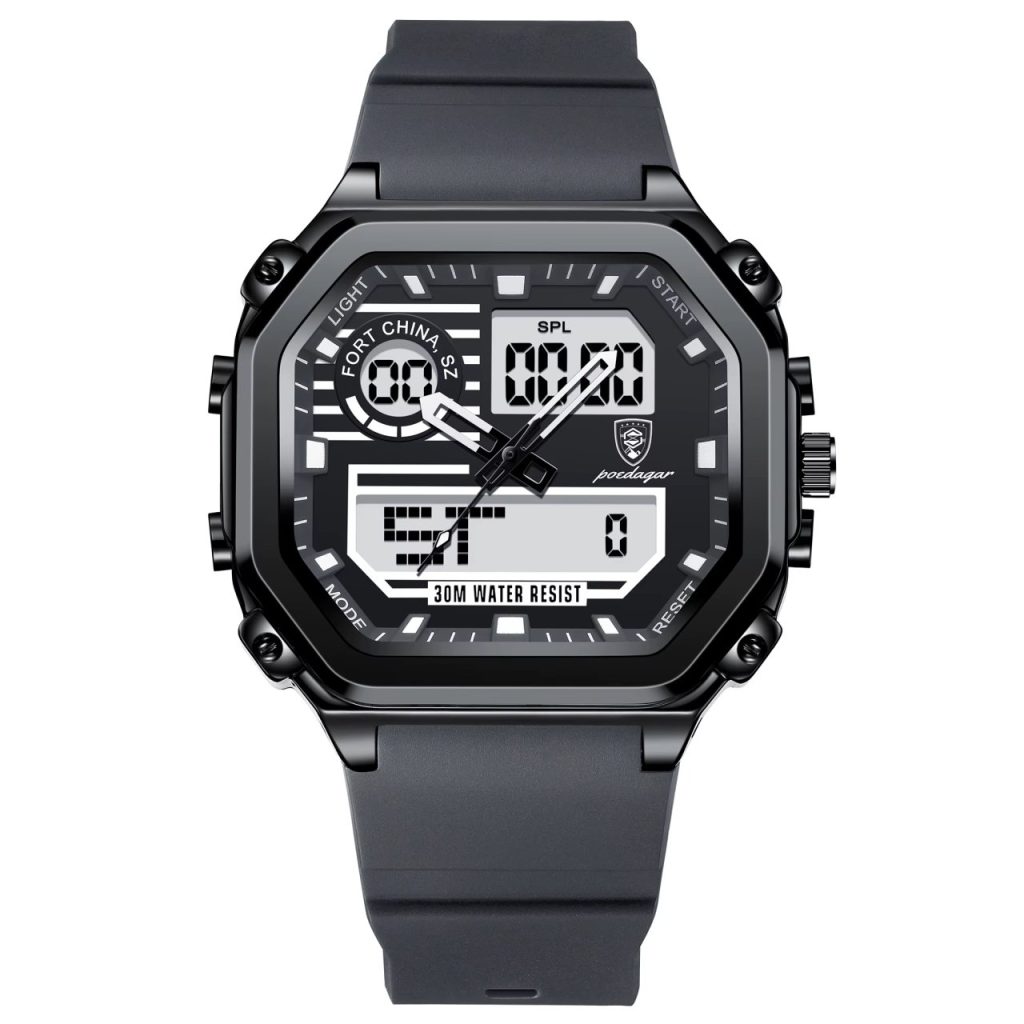 Ceas barbatesc digital Poedagar CS1765